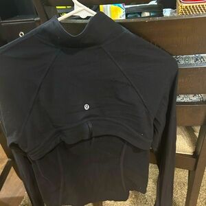 Lululemon size s black zip up jacket very lightly worn